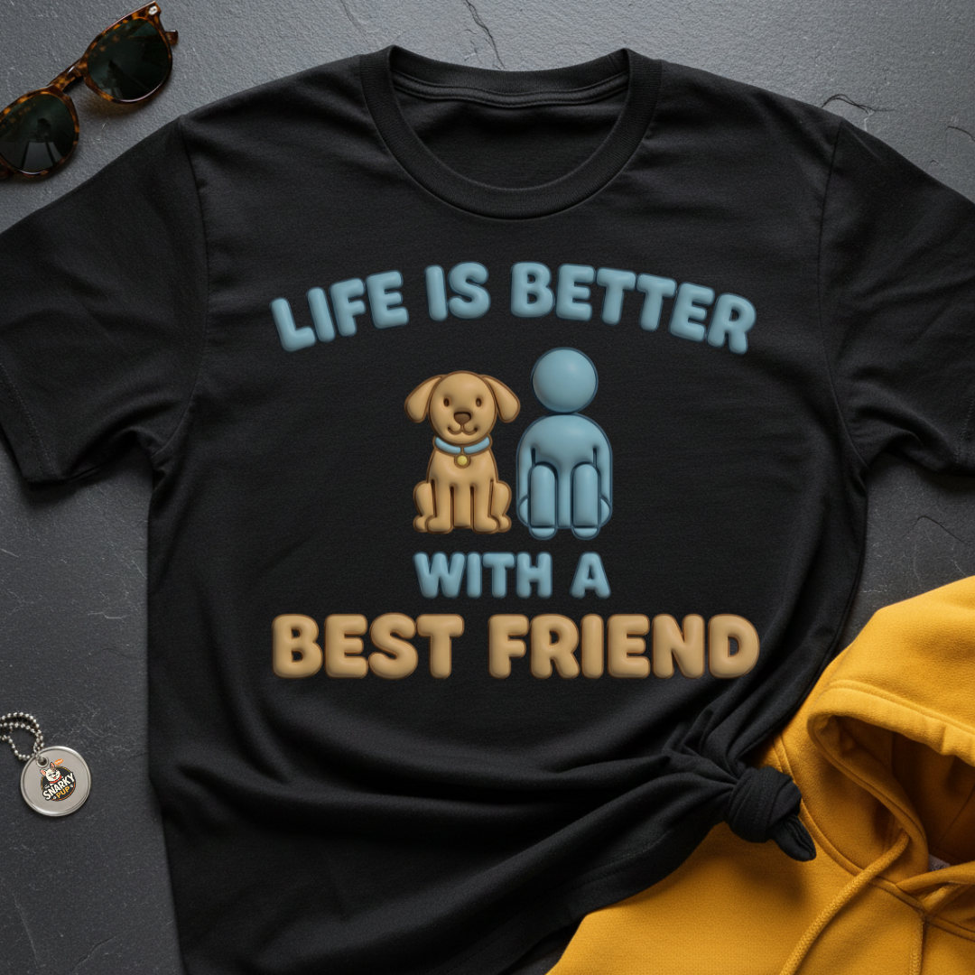 Best Friend Faux Puff T-Shirt