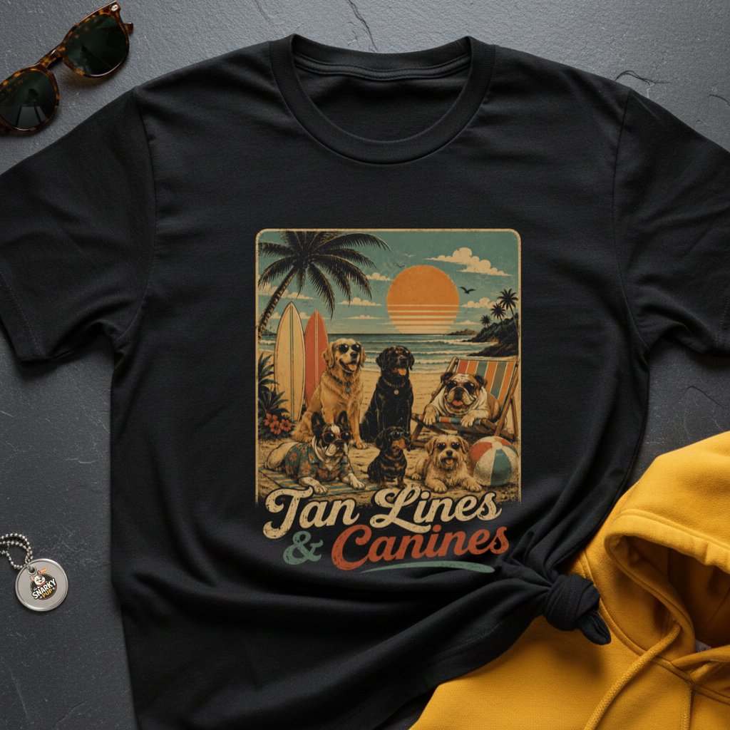 Tan Lines & Canines T-Shirt