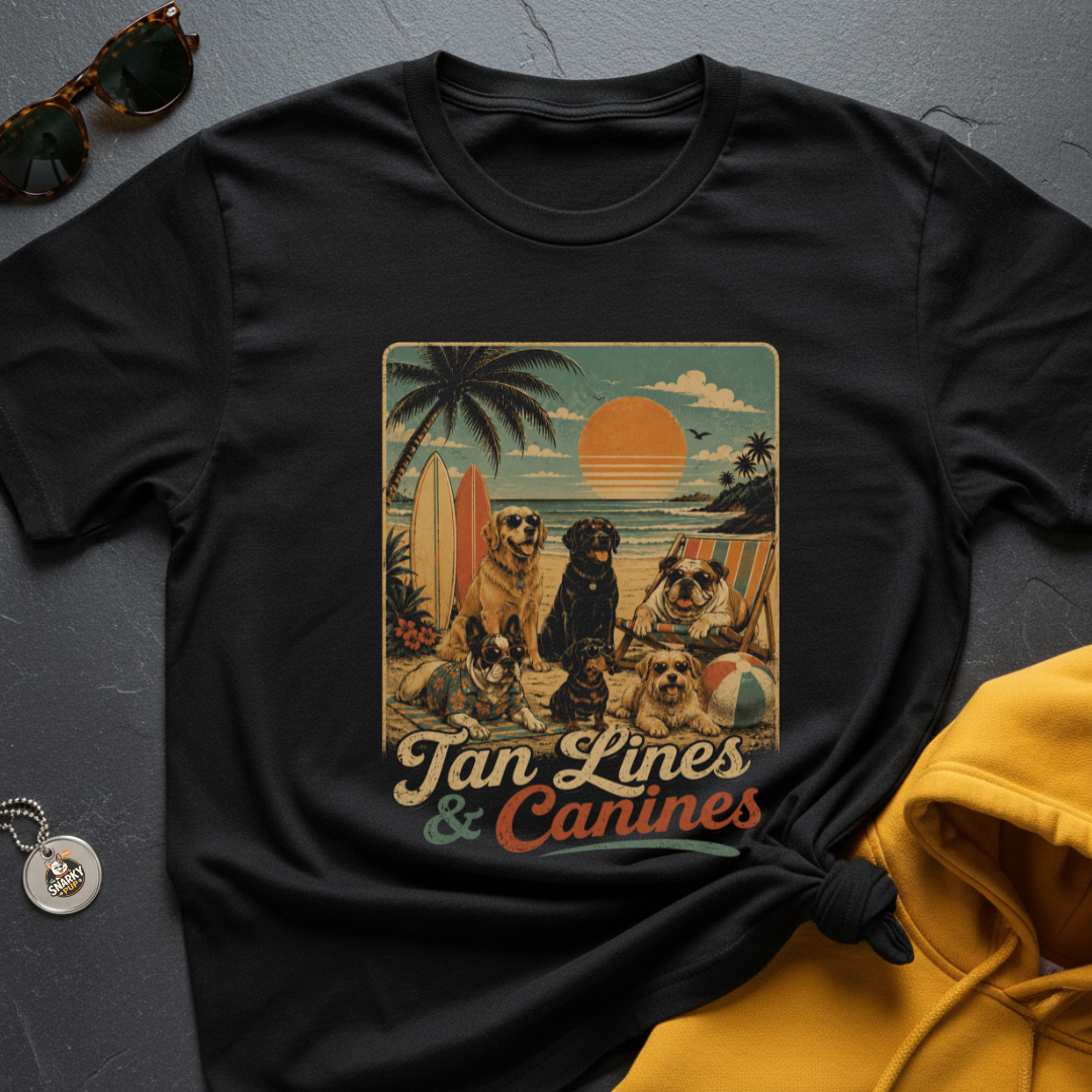 Tan Lines & Canines T-Shirt