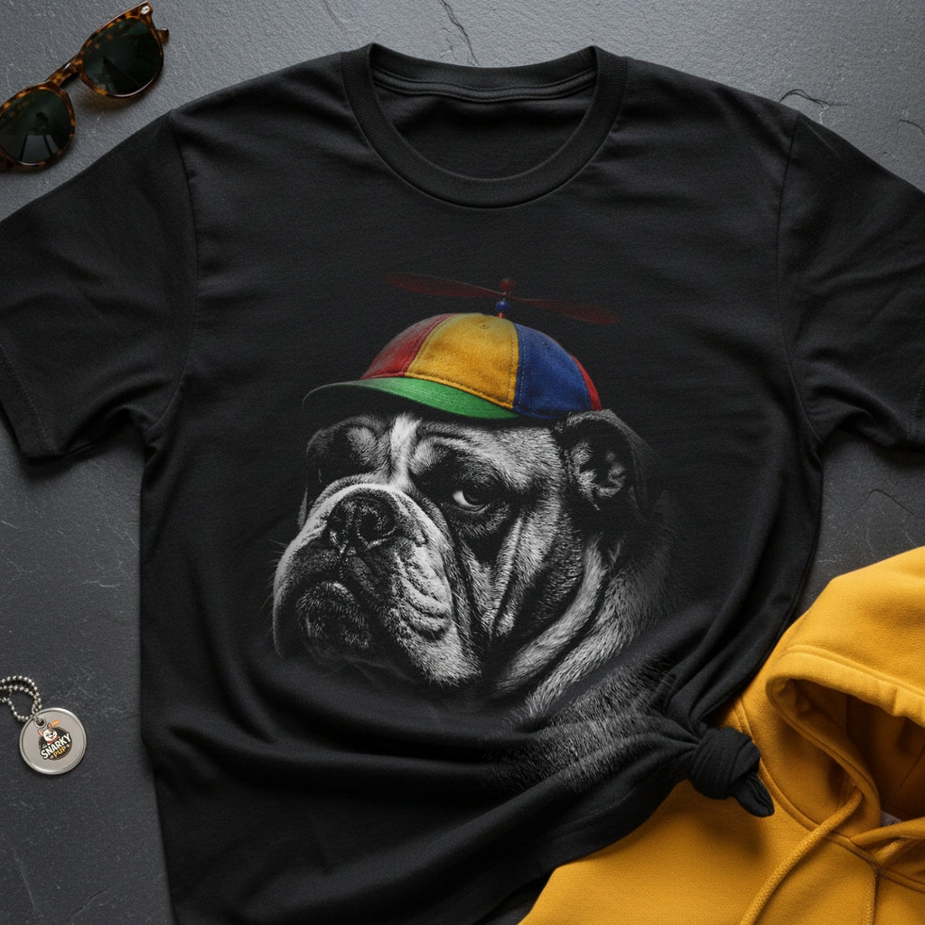 Bulldog Prop Hat T-Shirt