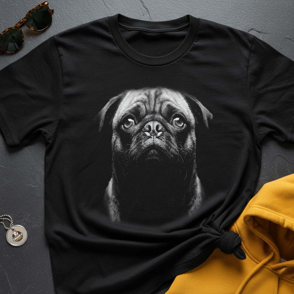 Pug Portrait T-Shirt