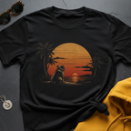 Bulldog Chasing Sunsets T-Shirt