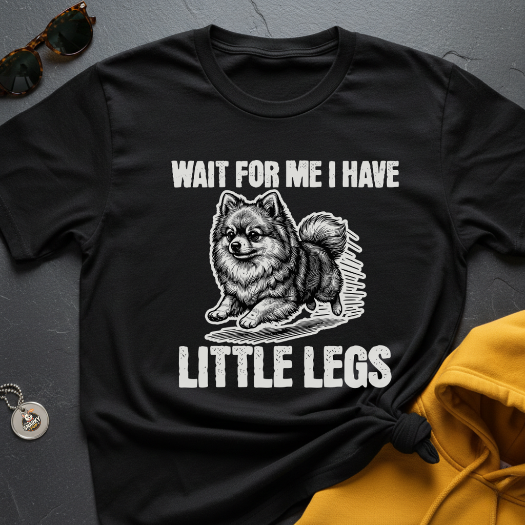 Little Legs Pomeranian T-Shirt