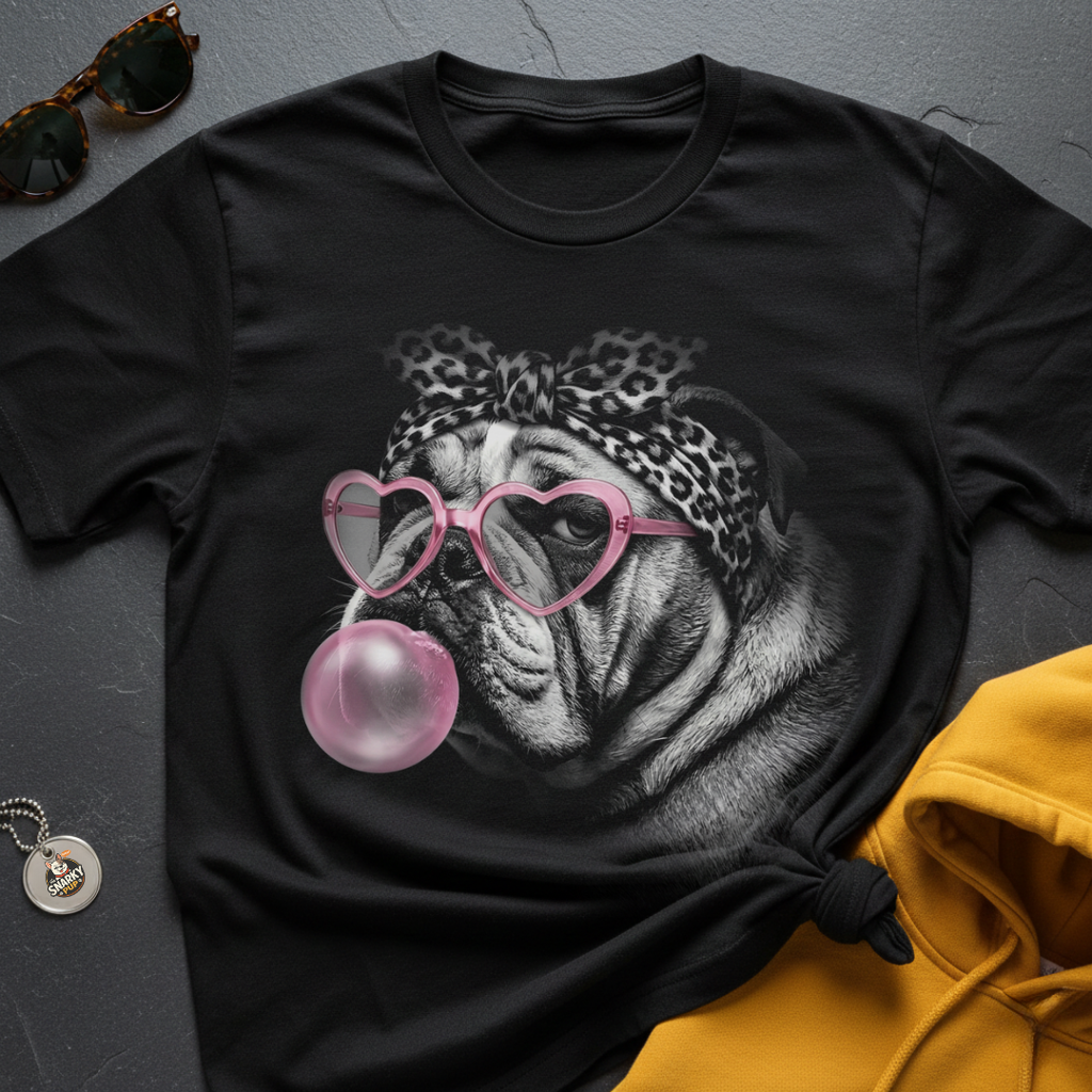 Bulldog Bubble Sass T-Shirt