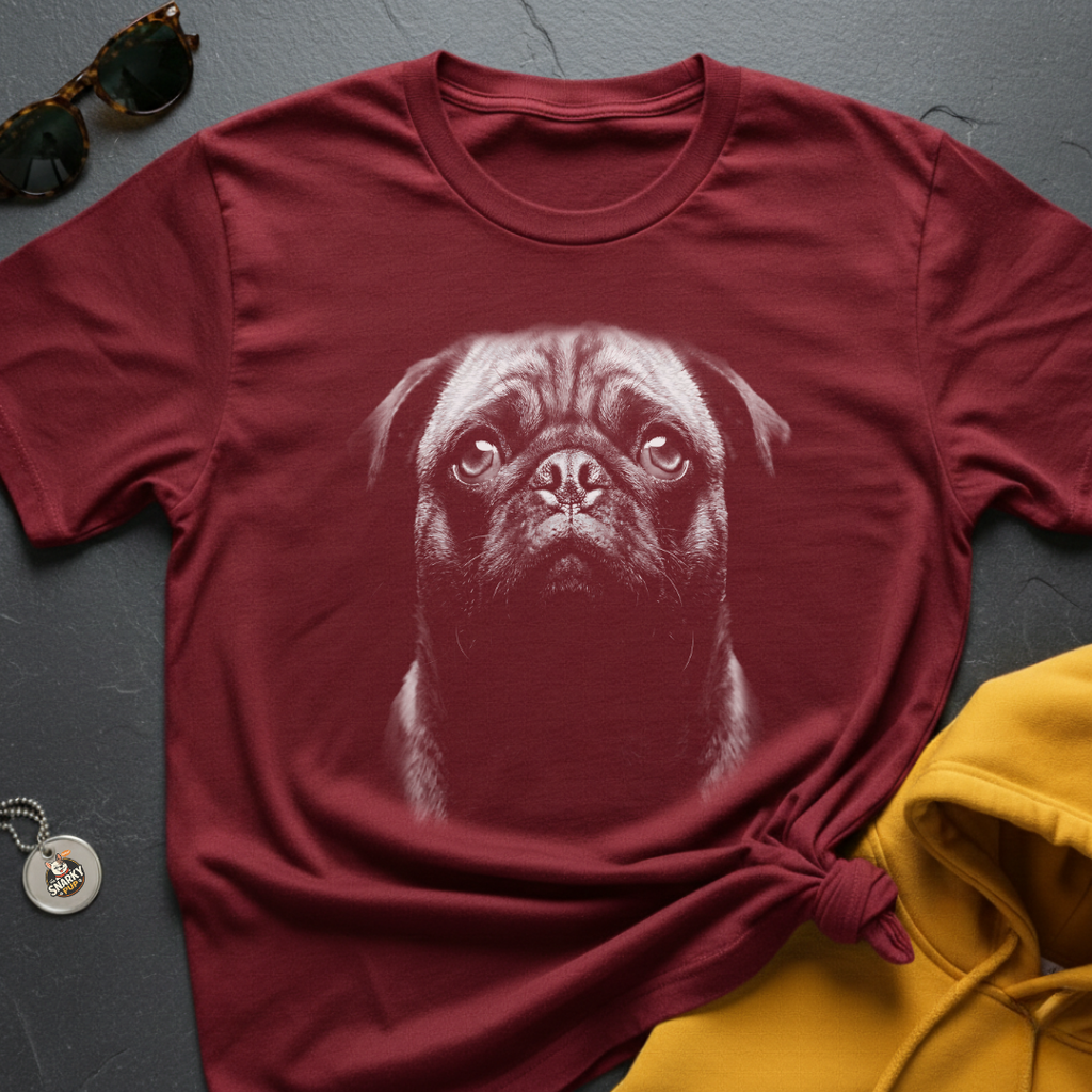 Pug Portrait T-Shirt