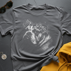 Bulldog Flower Crown T-Shirt