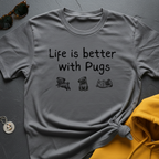 Lino Better With Pugs T-Shirt