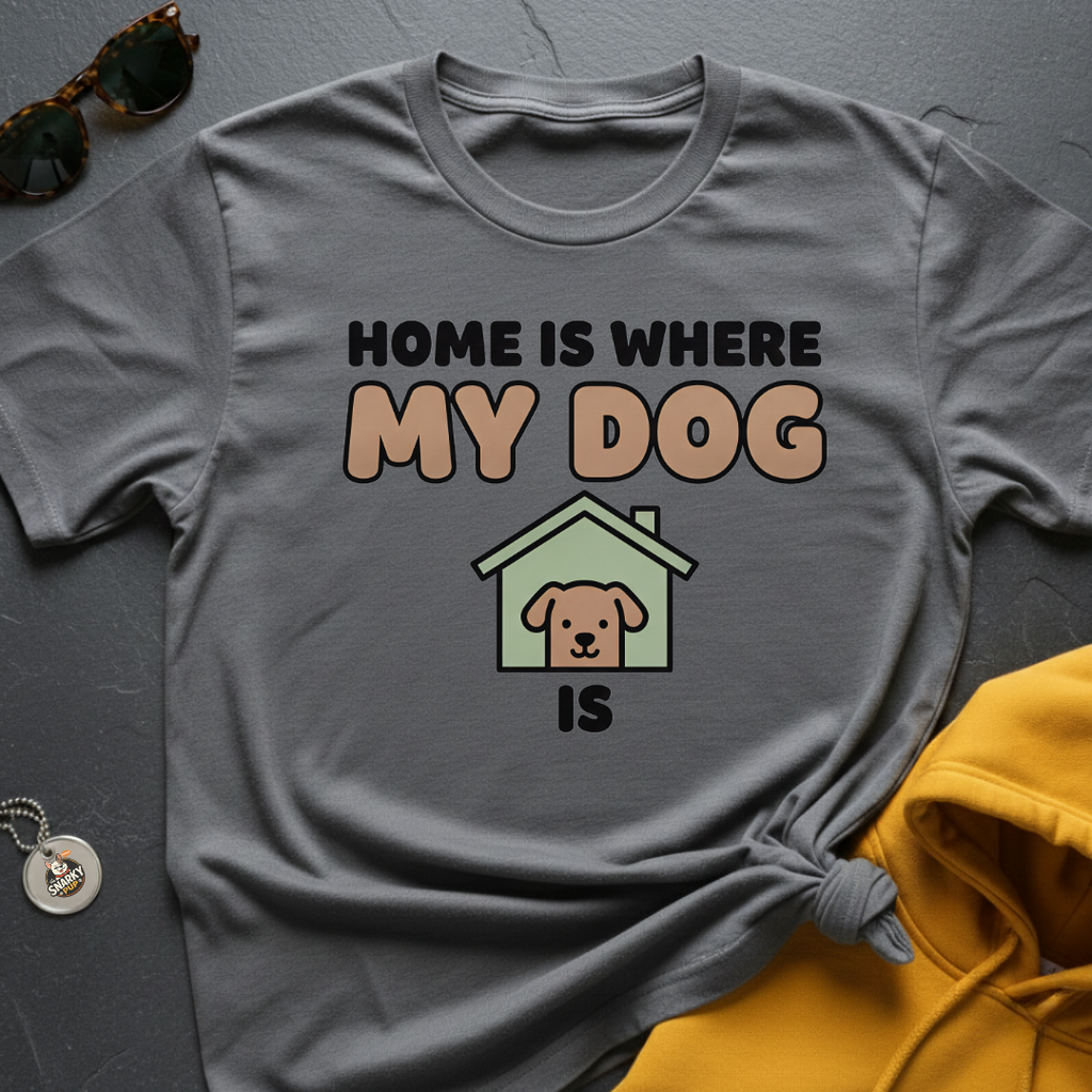 Where My Dog Is T-Shirt
