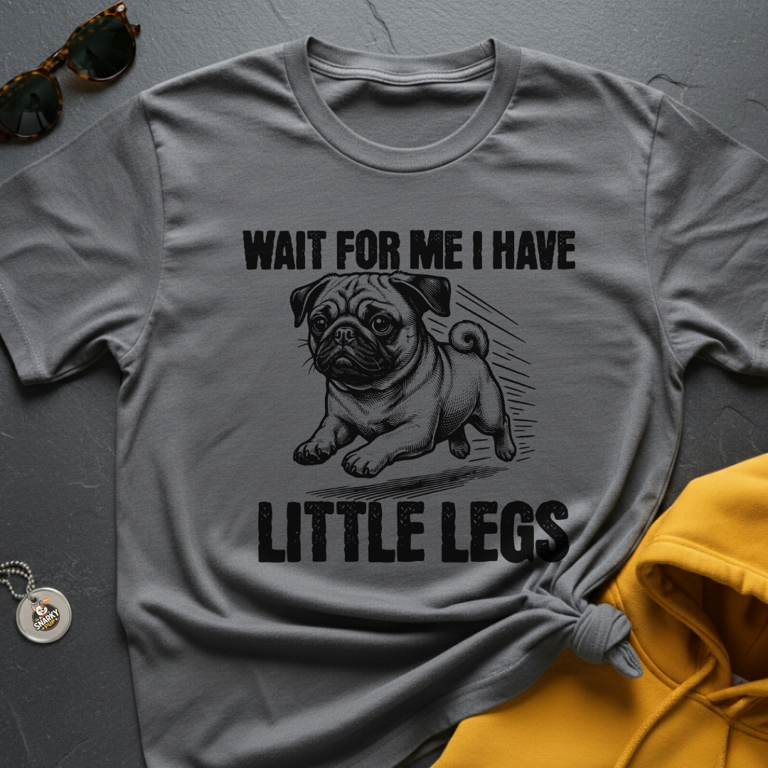 Little Legs Pug T-Shirt