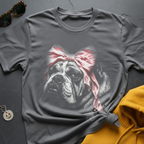 Bulldog Big Bow T-Shirt