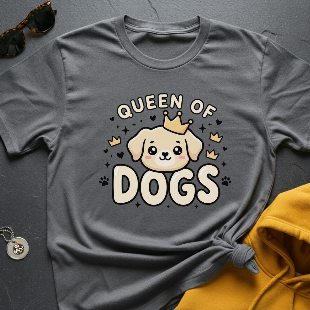Kawaii Queen of Dogs T-Shirt