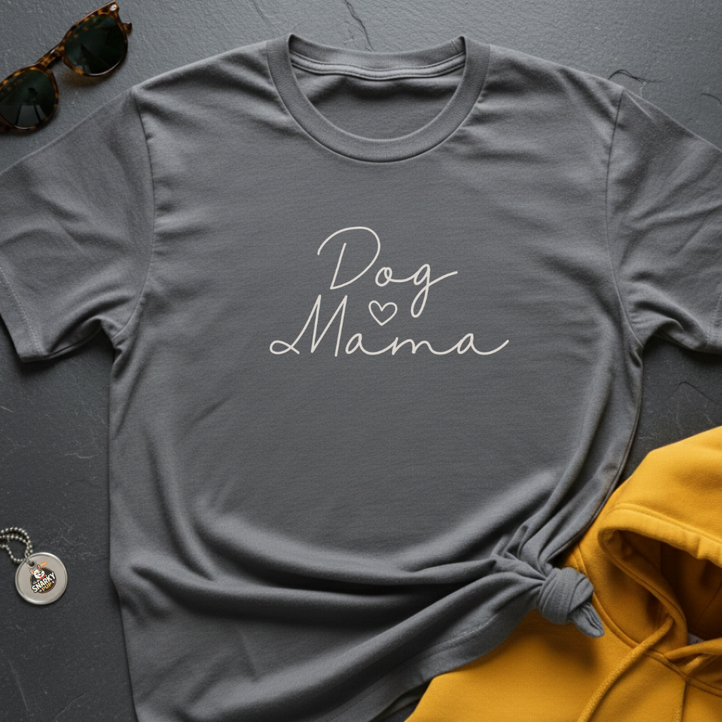 Dog Mama Cursive T-Shirt