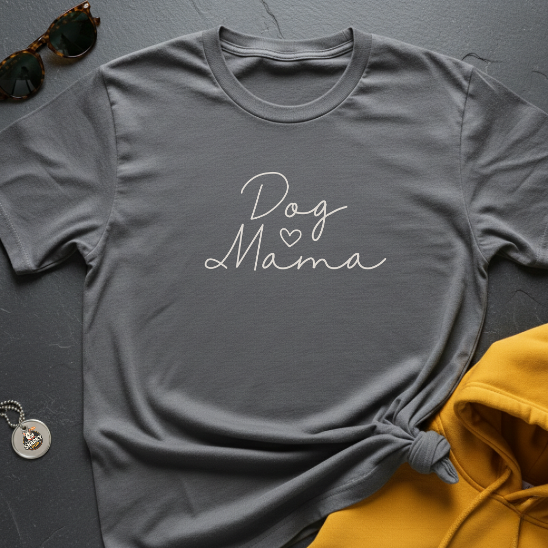 Dog Mama Cursive T-Shirt