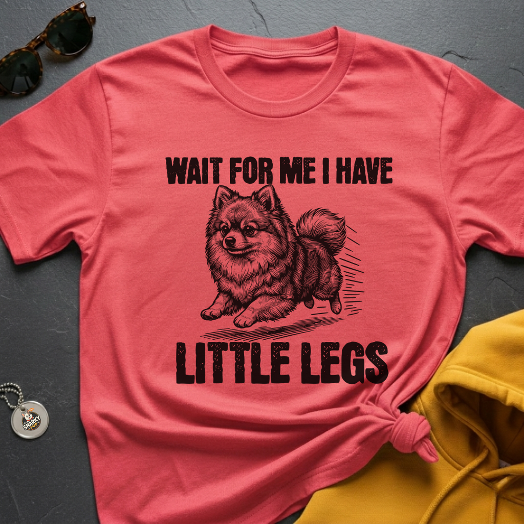 Little Legs Pomeranian T-Shirt