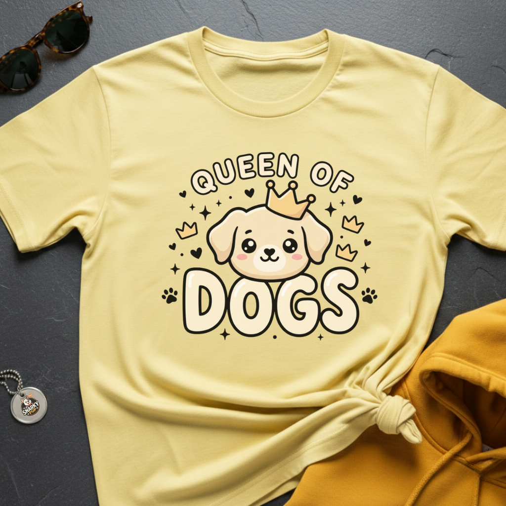 Kawaii Queen of Dogs T-Shirt