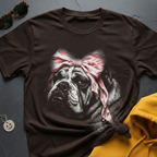 Bulldog Big Bow T-Shirt