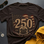 Patriotic Pug 250 T-Shirt