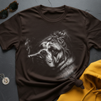 Bulldog Messy Bun T-Shirt