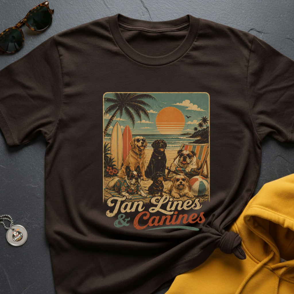 Tan Lines & Canines T-Shirt