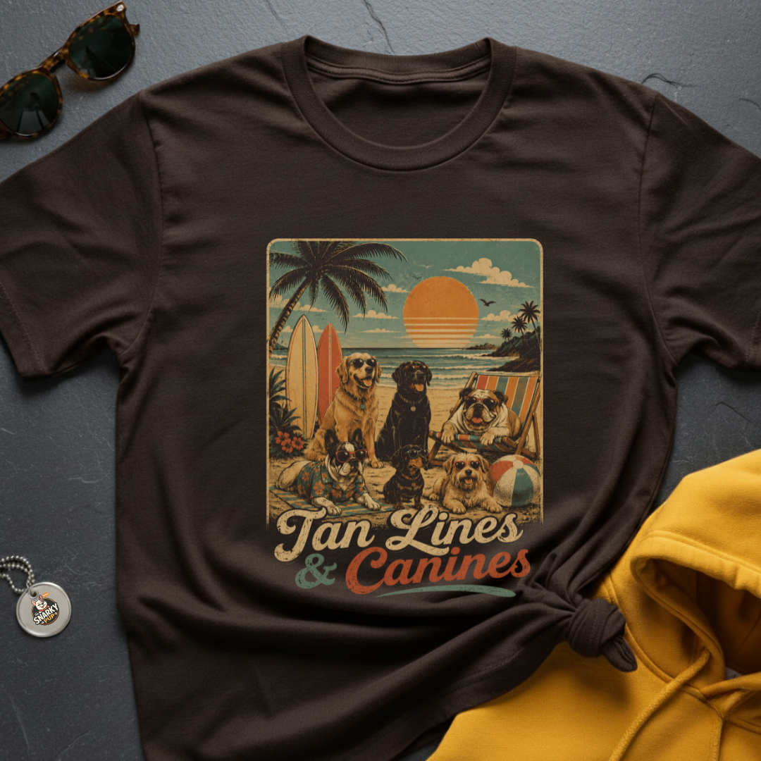 Tan Lines & Canines T-Shirt