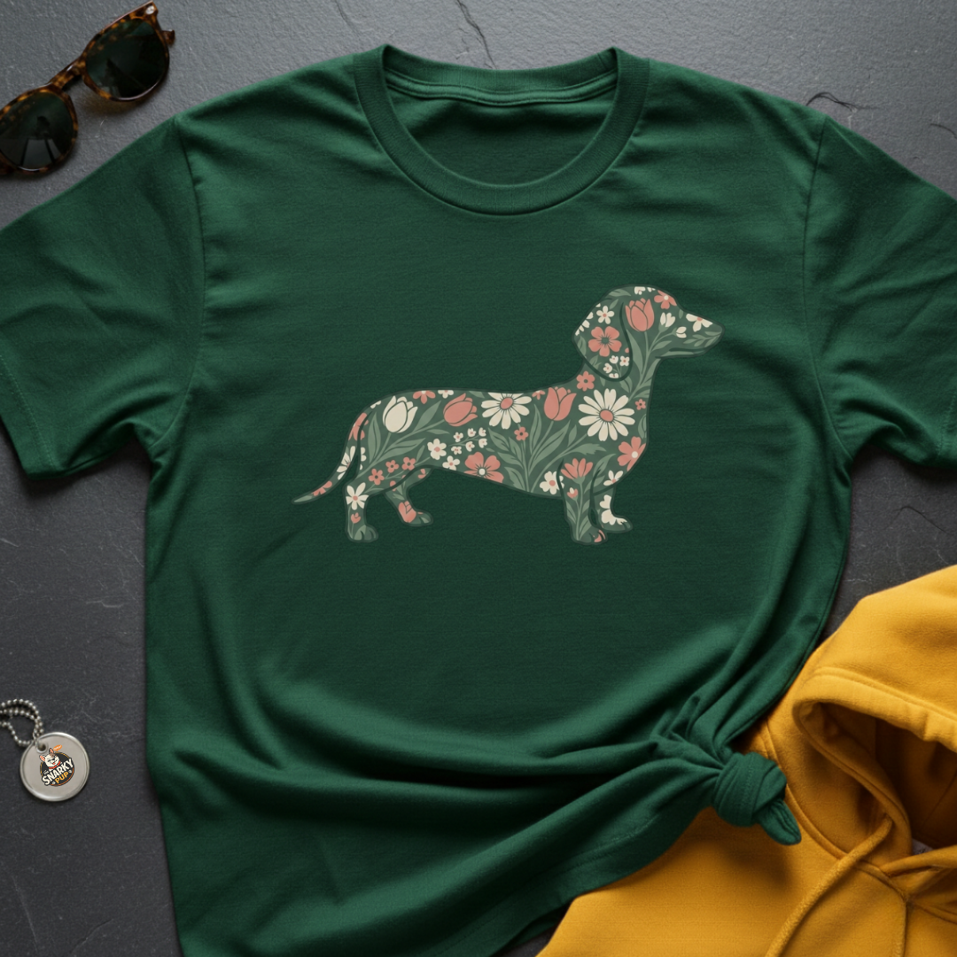 Botanical Doxie T-Shirt