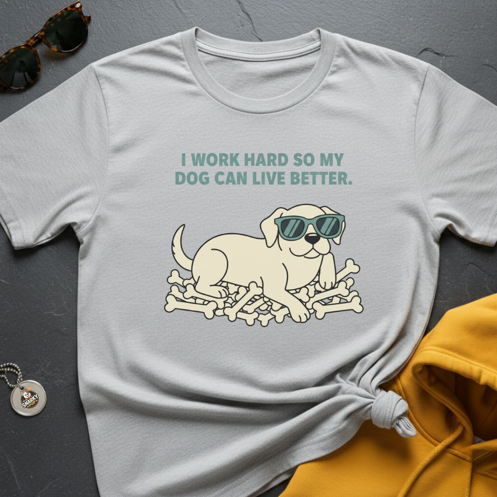 Work Hard Dog T-Shirt