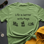 Better With Pugs T-Shirt