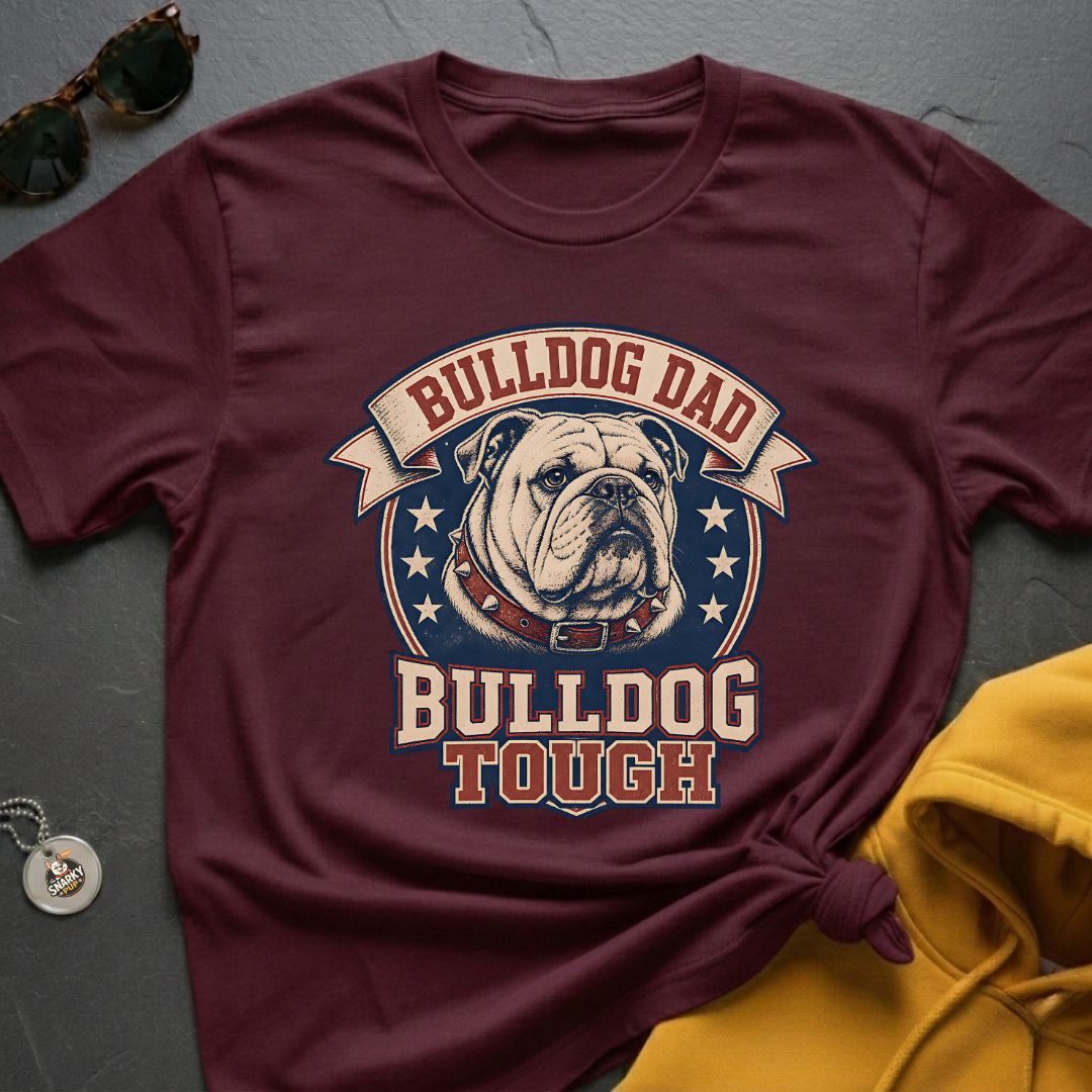 Bulldog Dad Crest T-Shirt