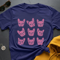 Frenchie Pink T-Shirt