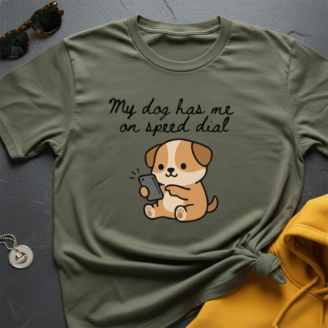 Dog On Speed Dial T-Shirt