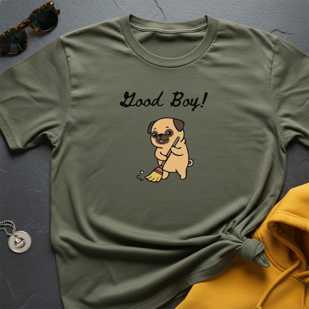 Good Boy Pug T-Shirt