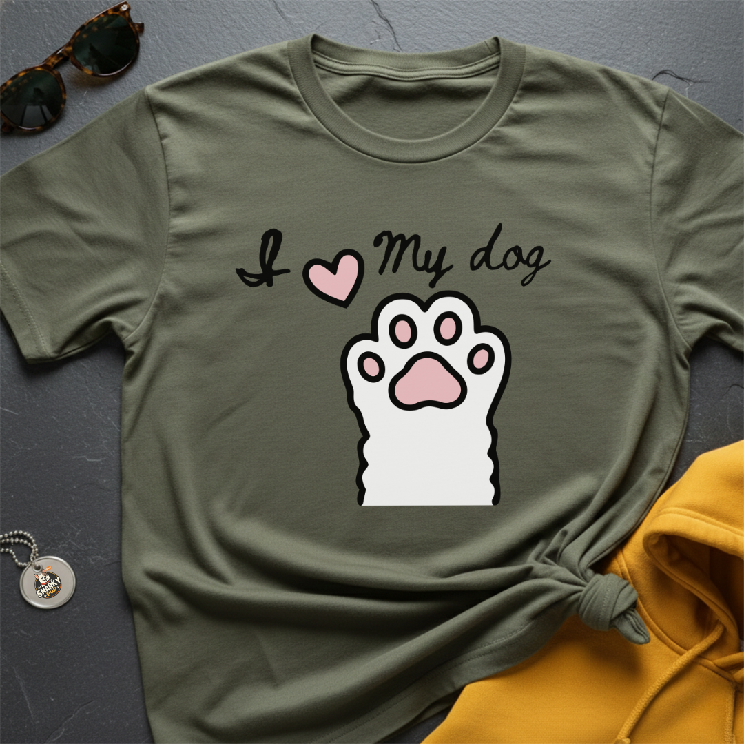 I Love My Dog T-Shirt