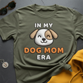 Dog Mom Era Faux Puff T-Shirt