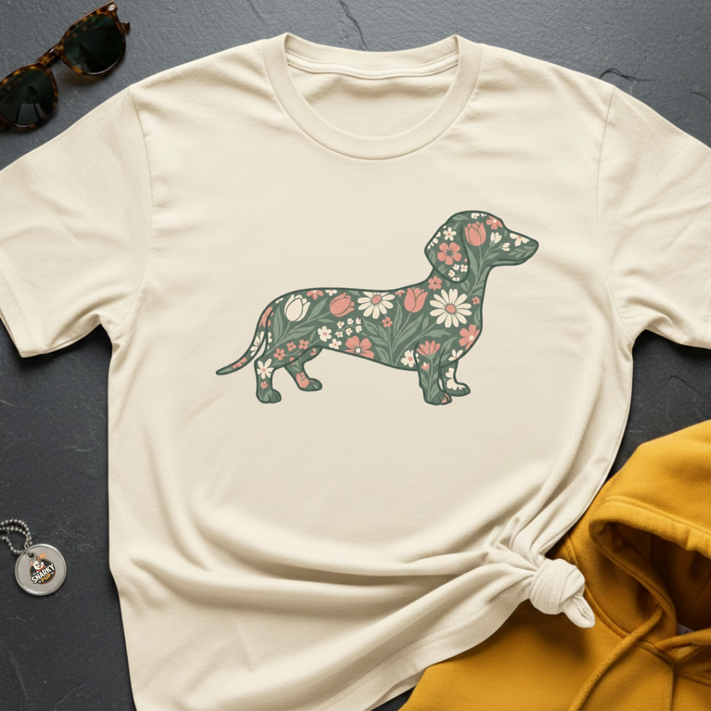 Botanical Doxie T-Shirt