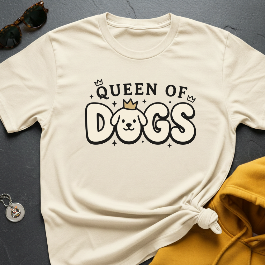 Cute Queen of Dogs T-Shirt
