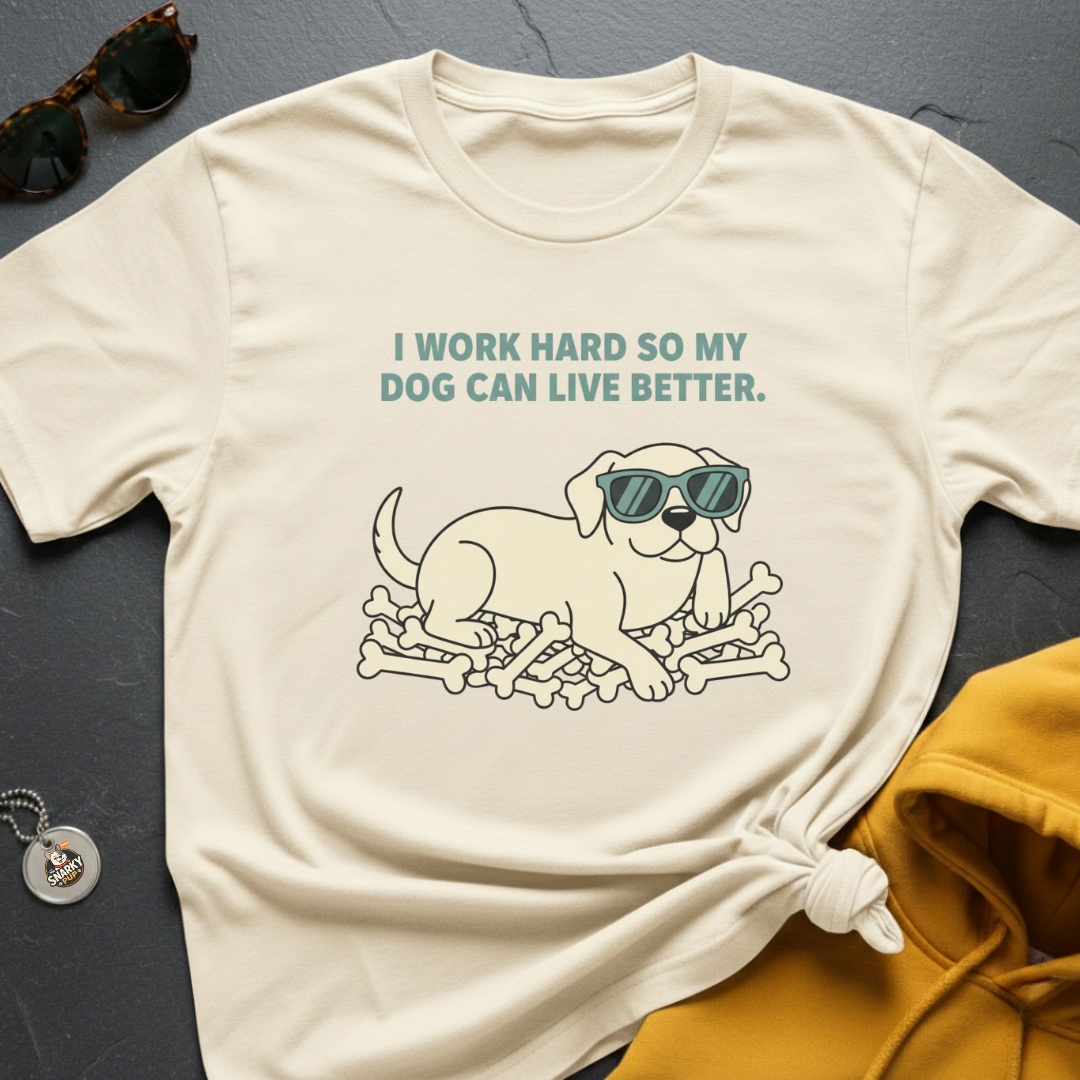 Work Hard Dog T-Shirt