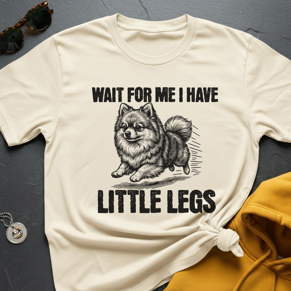 Little Legs Pomeranian T-Shirt