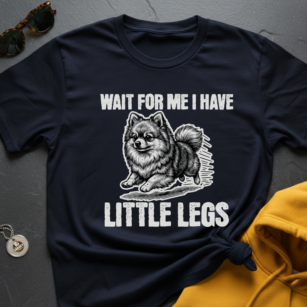 Little Legs Pomeranian T-Shirt