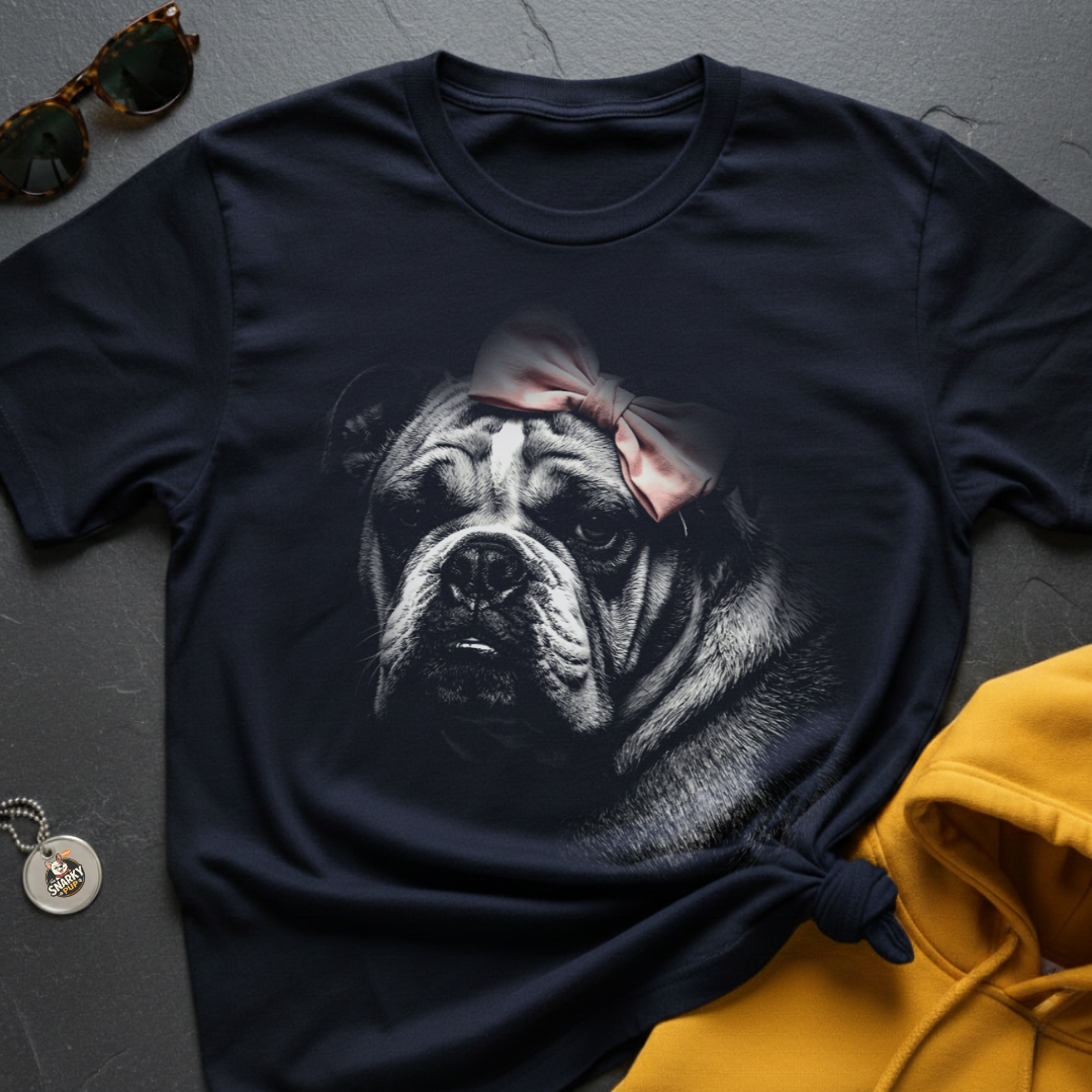 Bulldog Mini Bow T-Shirt