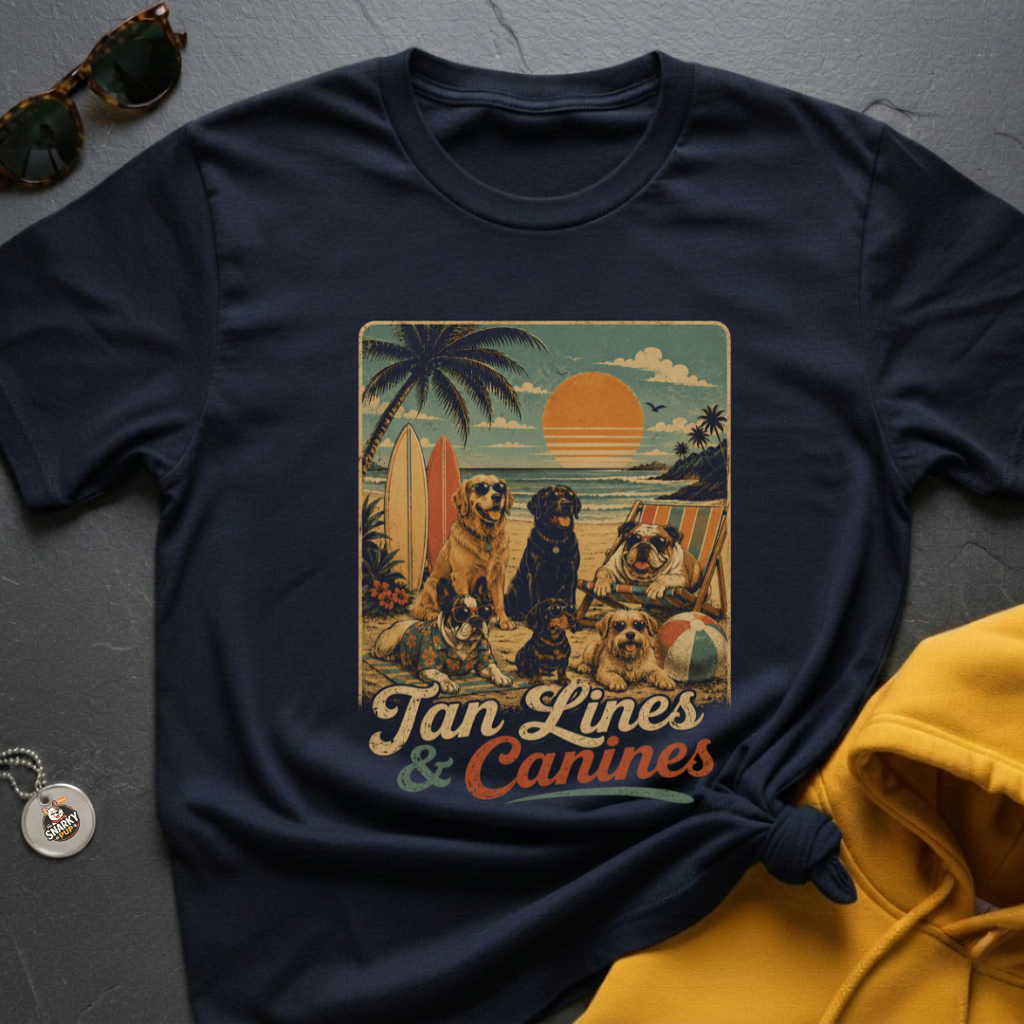 Tan Lines & Canines T-Shirt