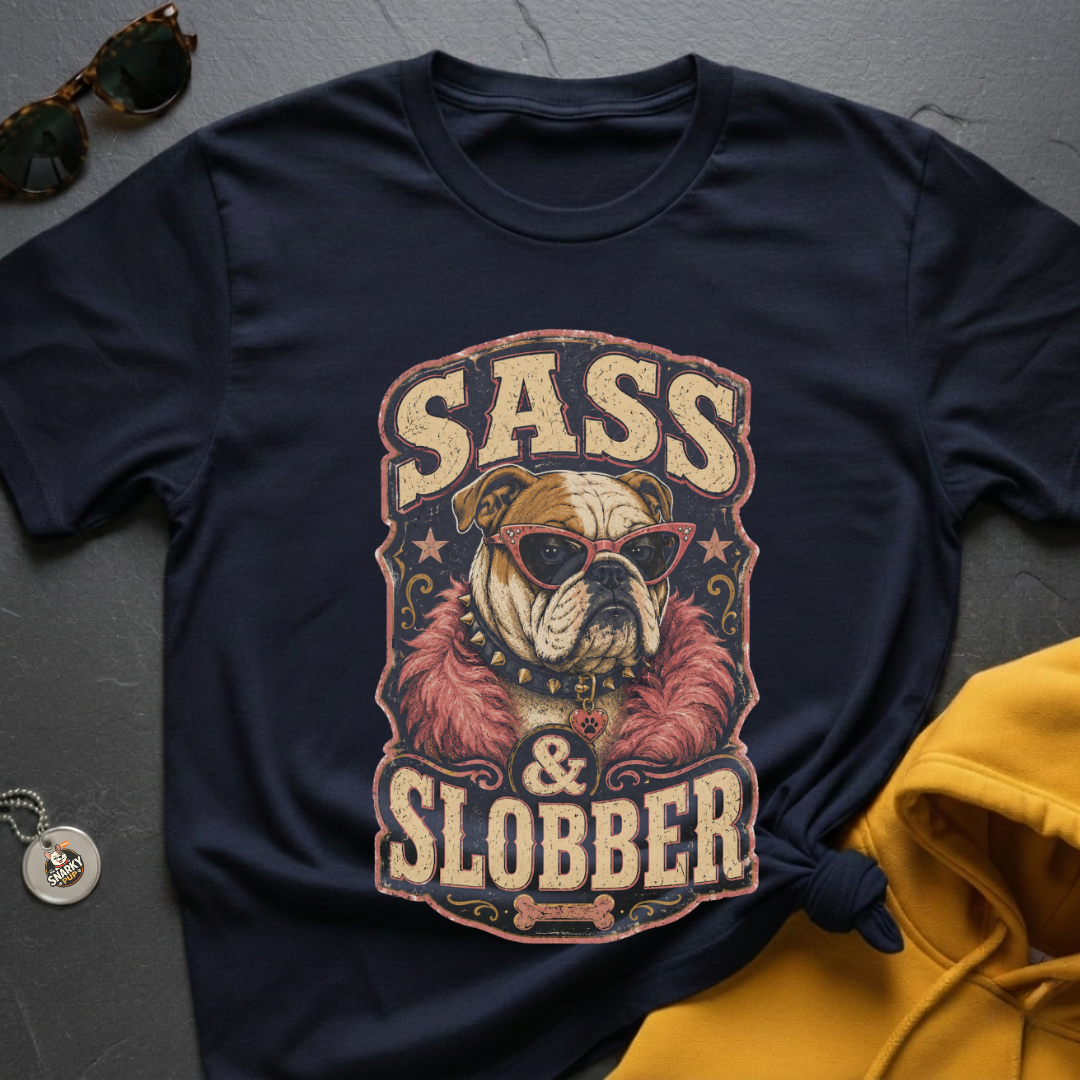 Bulldog Sass & Slobber T-Shirt