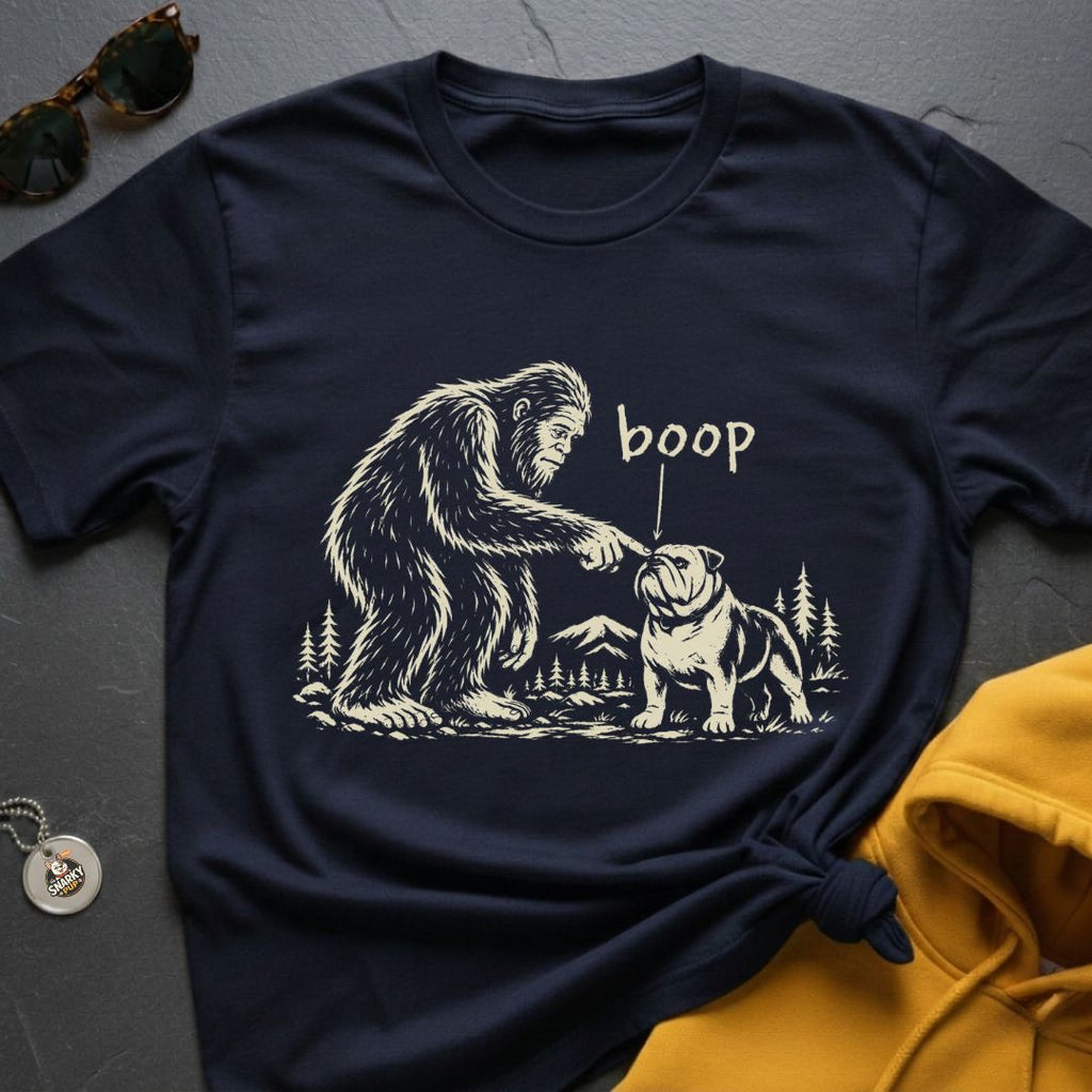 Bigfoot Bulldog Boop T-Shirt