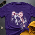 Bulldog Big Bow T-Shirt