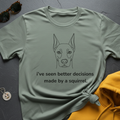 Squirrel Decisions T-Shirt