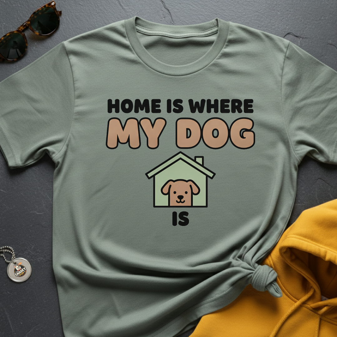 Where My Dog Is T-Shirt