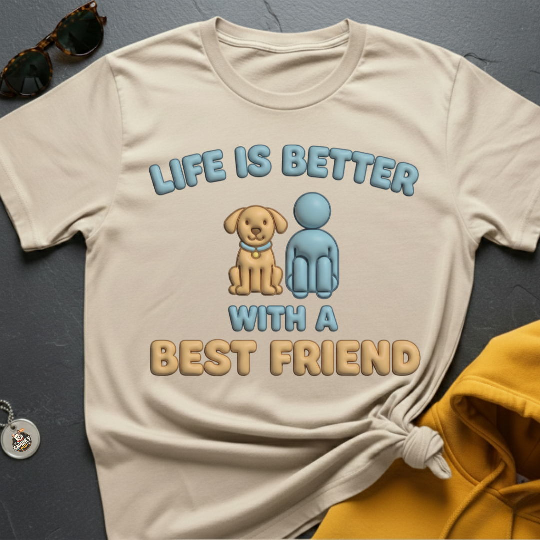 Best Friend Faux Puff T-Shirt