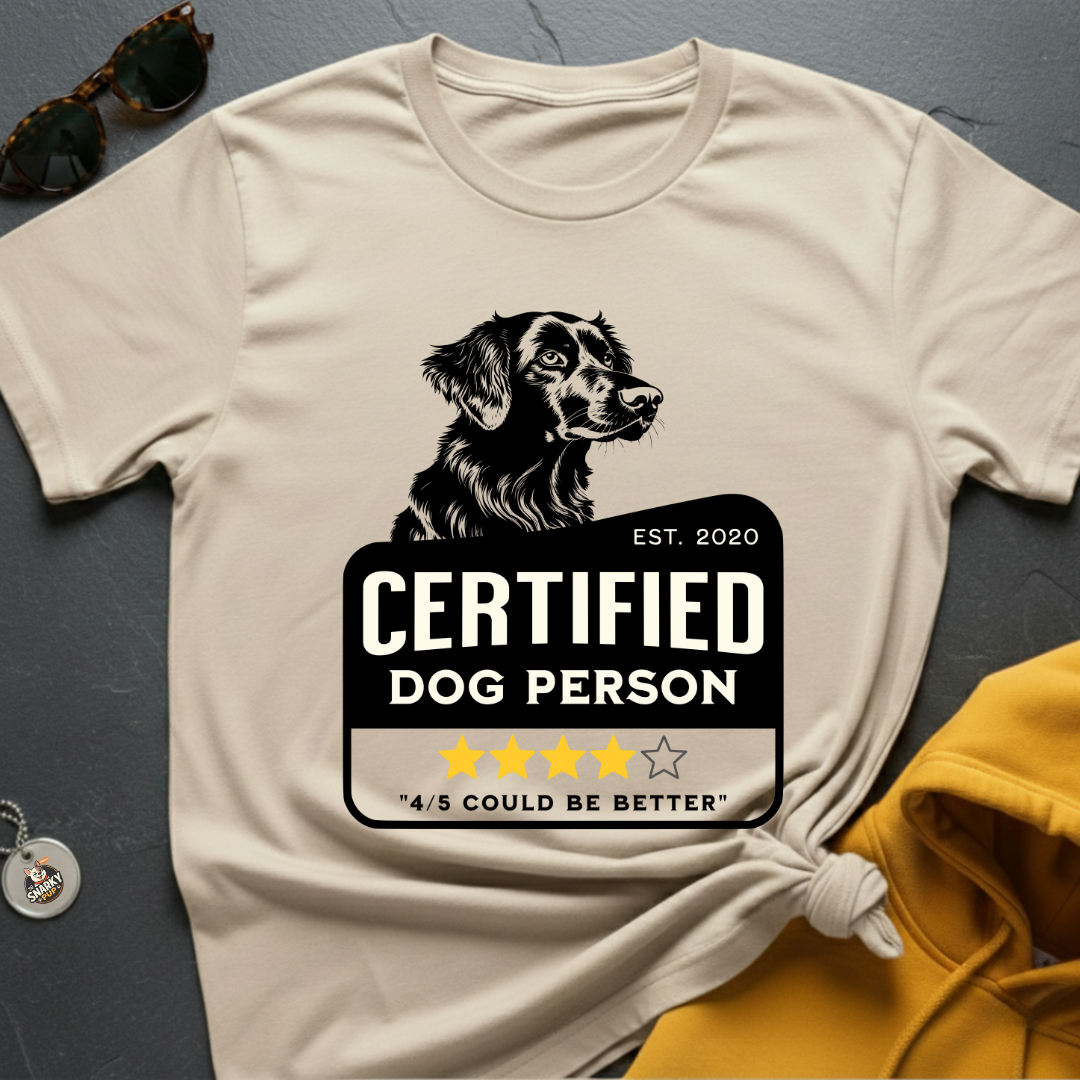 Certified Dog Person T-Shirt