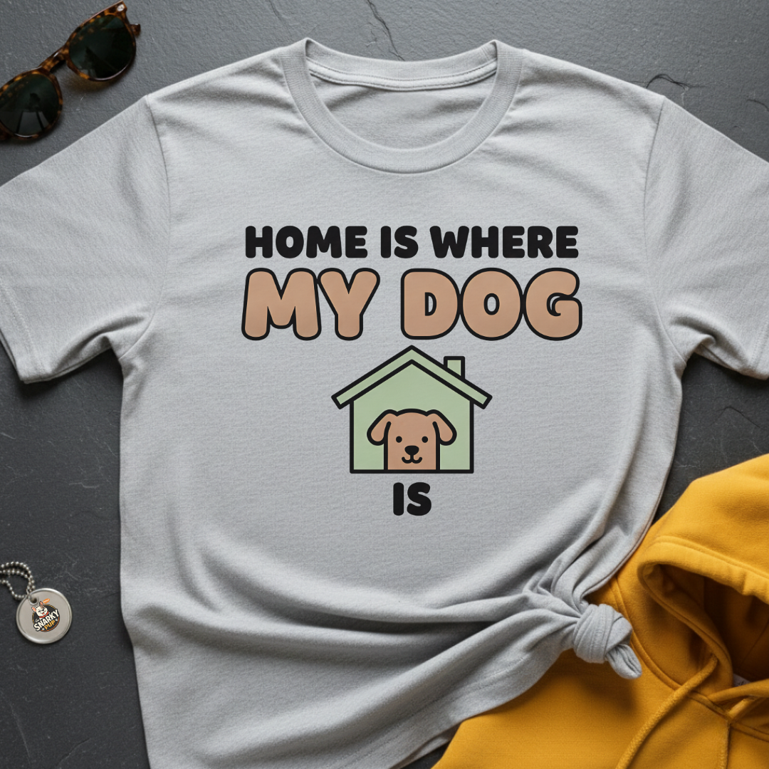 Where My Dog Is T-Shirt