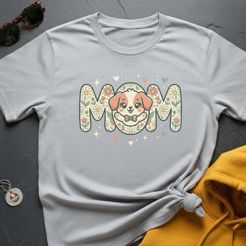 Dog Mom Pattern T-Shirt