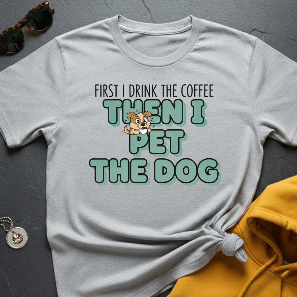 First Coffee Then Dog T-Shirt
